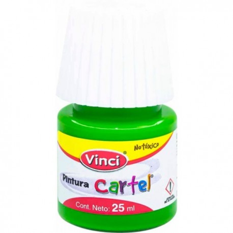 Pintura Vinci Cartel Verde Amarillo 25 ml