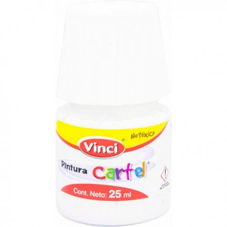 Pintura Vinci Cartel Blanco 25 ml