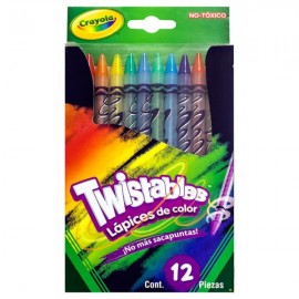 Colores Twistable Crayola c/12