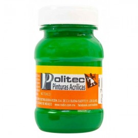 Pintura Acrílica Verde Claro Politec 100 ml
