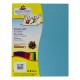 Papel Carta Azul Pastel 75 gr c/100