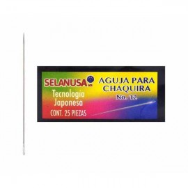 Aguja para Chaquira No. 12 c/25