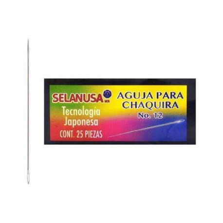 Aguja para Chaquira No. 12 c/25