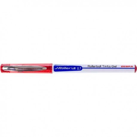 Bolígrafo de Gel J Roller LE Zebra Punto Mediano Rojo