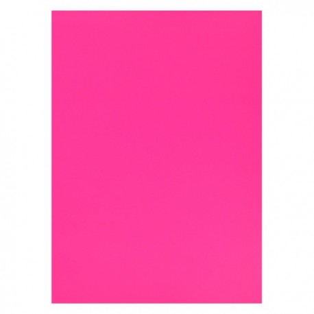 Cartulina Fluorescente 47.5 x 65.5 cm Rosa