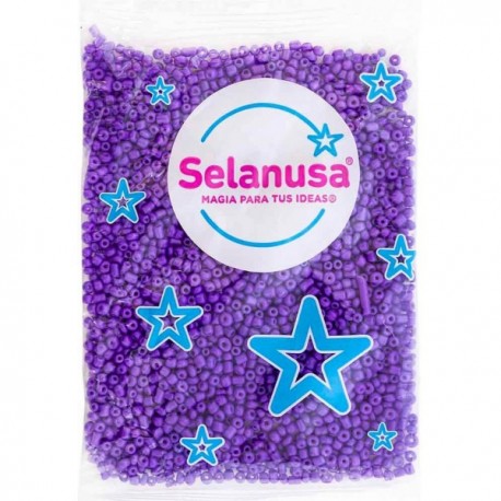 Chaquira 50 gr Lila