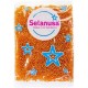 Chaquira 50 gr Naranja