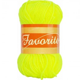 Estambre Favorito 50 gr 125 m Amarillo Fluorescente