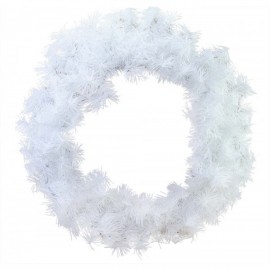 Corona Monarca Blanca de Lujo Doble 60 cm
