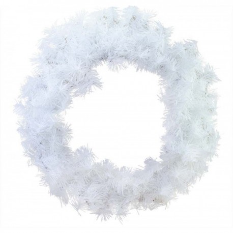Corona Monarca Blanca de Lujo Doble 60 cm