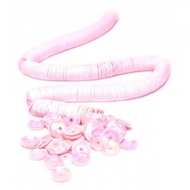 Lentejuela Nacarada Mediana Rosa