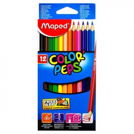 Colores Color Peps Maped Triangular c/12