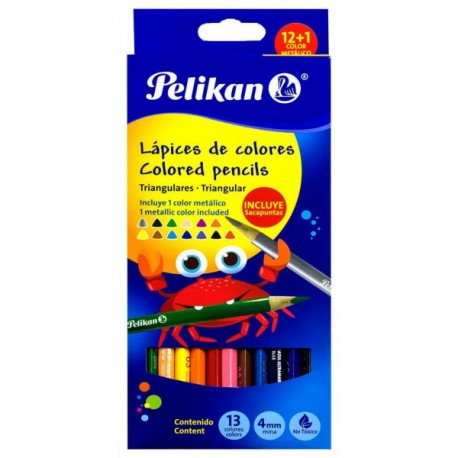 Colores Pelikan Triangular c/12