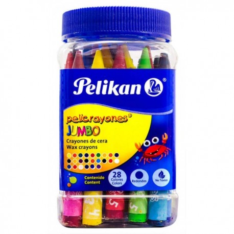 Crayones Pelikan Jumbo c/28