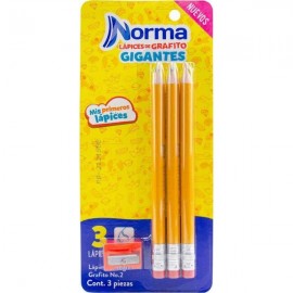 Lápiz Entrenador Triangular No. 2 HB Norma
