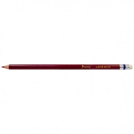 Lápiz Checador Rojo Triangular Norma