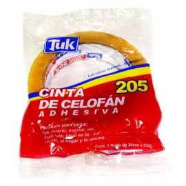Cinta Transparente 24 mm x 65 m 205 Tuk