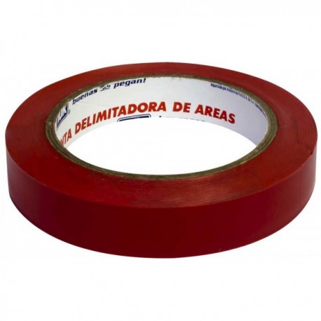 Cinta Delimitadora 18 mm x 33 m Roja Tuk